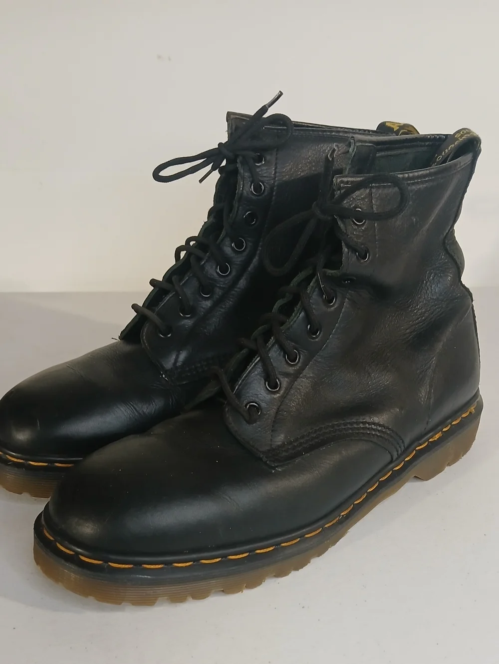 Vintage Made in England Doc Martens 1460 Leather Boots UK 12 / US 13